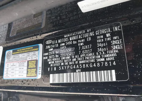 5XYPG4A58KG487814